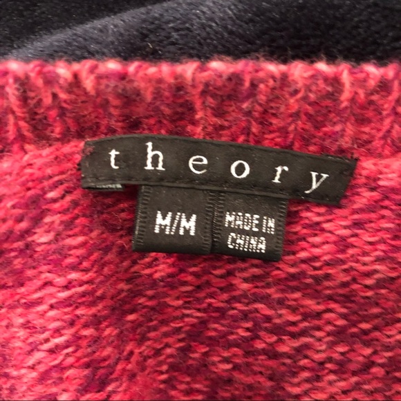 Theory Red Yulia M Loryelle Wool Sweater - Picture 4 of 4